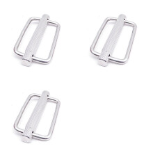 3st 50 mm 316 Roestvrijstalen Schuifgesp Triglide Webbing Slider Strap Keeper voor Harnas Heupriem Schouderriem Aanpassen