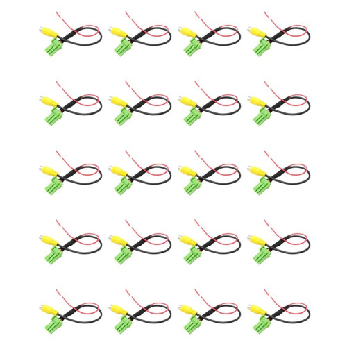 20X Car Rear View Camera RCA Video Reverse Camera Convert Cable Adapter for  Vitara Swift Sx4