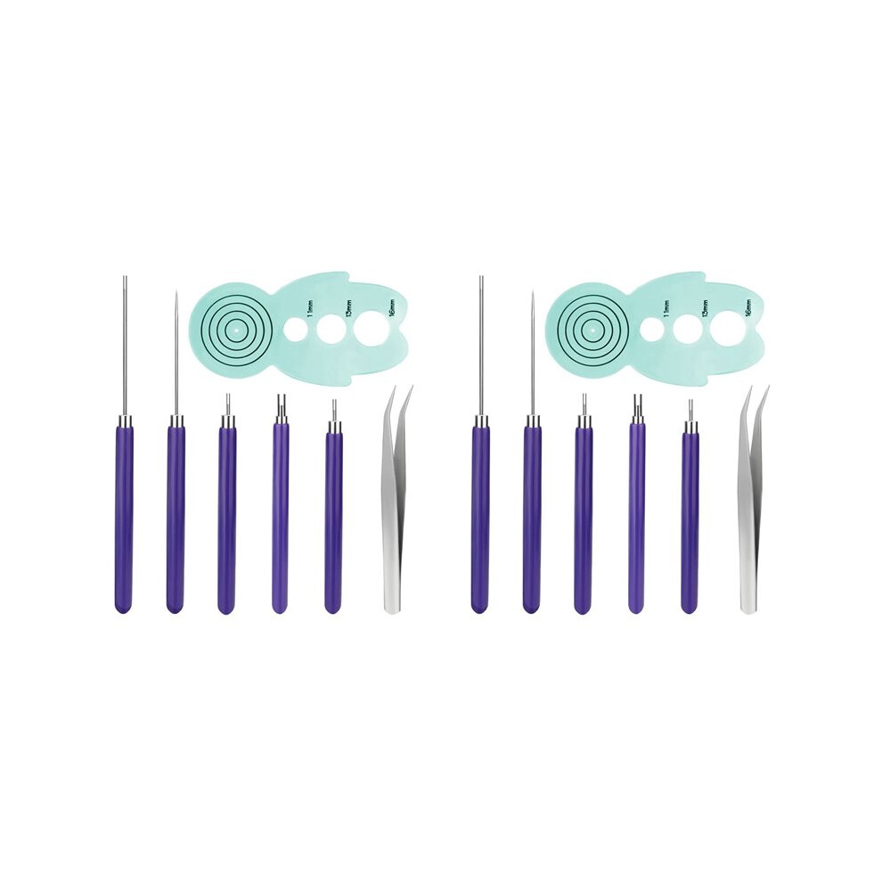 Quilling Tools Set,10Pcs Paper Flower Tools,Quilling Slotted Tools For Rolling Paper Flowers Crafts Diy Beginners 6032390533657