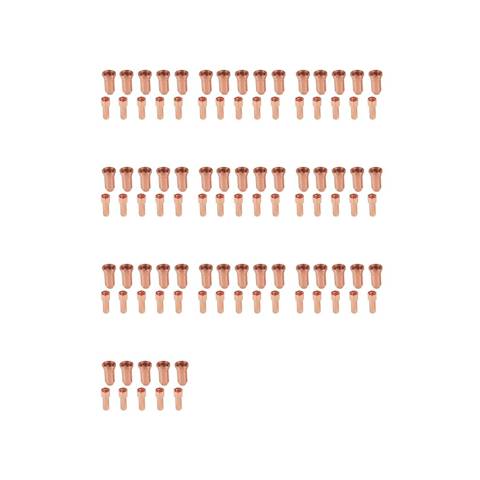 50Pcs 52556 Electrode And 50Pcs 51248 Nozzle Tip For Pt-100 Pt100 Ipt-100 Ptm-100 Ipt100 Ptm100 Plasma Cutting Torch 4713834220648