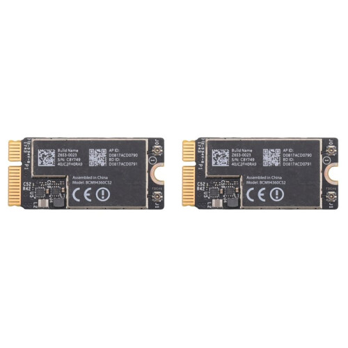 2X BCM94360CS2 Cartão Wi-Fi Sem Fio  4.0 802.11Ac Hackintosh MacOS para Air 11 Polegadas A1465 13 Polegadas A1466 2013 MD711LL