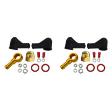 2X 044 Fuel Pump Banjo Fitting Kit Hose A JR Hose Adapter Connector 8mm Tube Tail