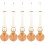 5Pièces Pendule Murale Métal Marron Pour Réparation 8