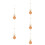 5Pièces Pendule Murale Métal Marron Pour Réparation 9