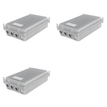 3X Contenitore per Amplificatore A Ponte AP In Alluminio Pressofuso Impermeabile 260x167x68 Contenitore In Alluminio Pressofuso per AP da Esterno