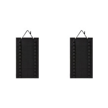 2X Bolsa de Feltro para Armazenamento de Cintos de Taekwondo, Armazenamento de Acessórios de Parede com Vários Bolsos