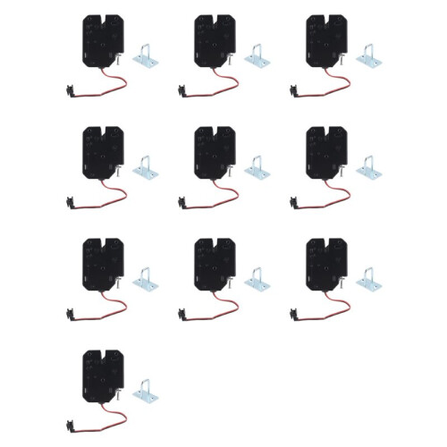 10X 12V 2A Electric Magnetic Lock Fail Safe Holding Force Electromagnetic Door Access Control System Cabinet Boxes
