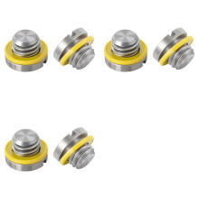 6PCS 79953Q04 Marine Lower Unit Oil Drain Plug Screw for Mercury Replaces 10-79953Q2 10-79953A2 18-2244