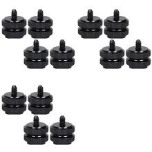 Kamera Hot Shoe Mount Till 1/4 Tum-20 Tripod Screw Adapter, Flash Shoe Mount för DSLR-Kamerarigg (Paket med 12)