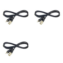 3PC 1.5M BNC to AV Cable Bnc to Rca Male Adapter Video Recorder Tv Q9 Monitoring