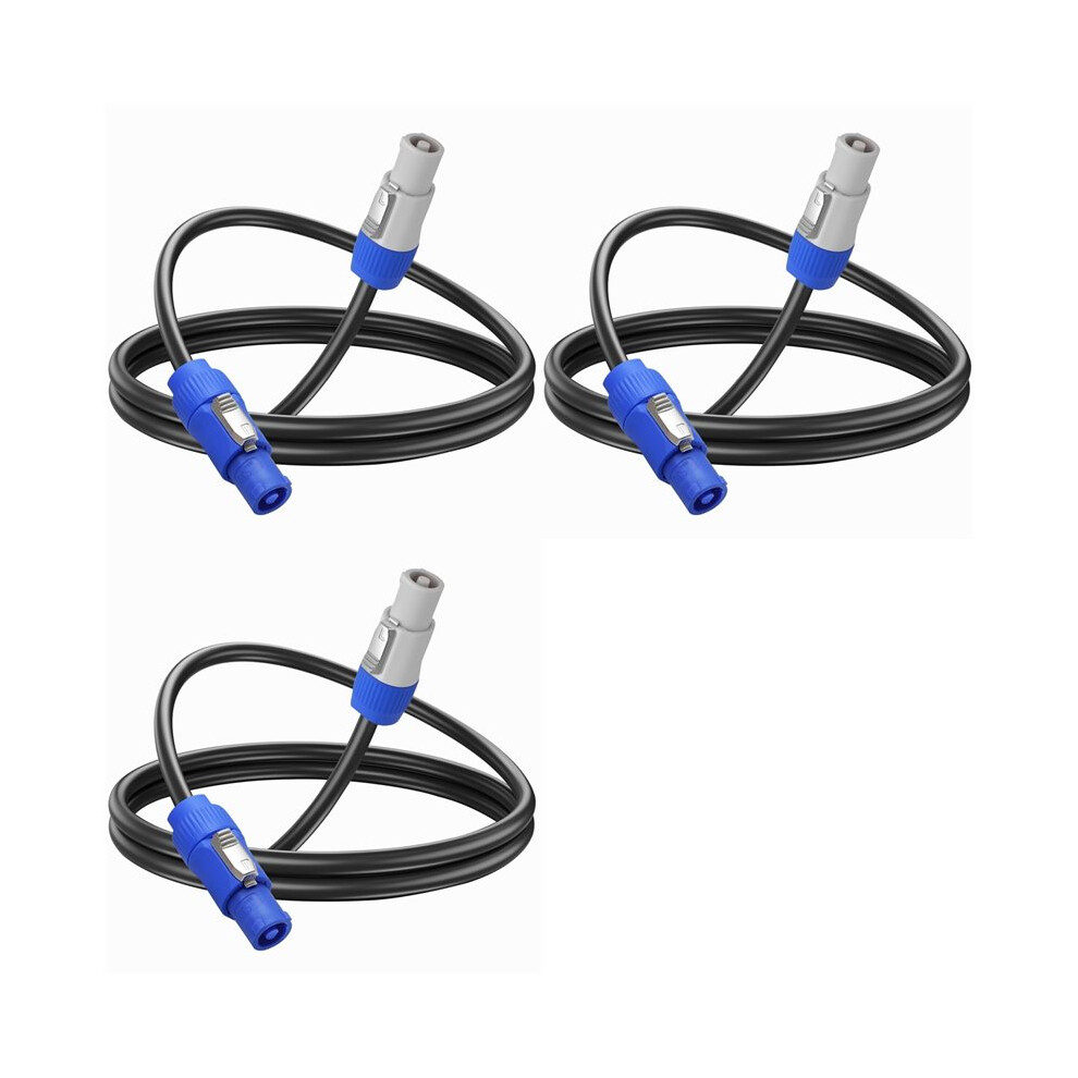 3X 16Awg Powercon Power Cable Ac Powercon Input To Powercon Output 15A 3Pin Power Extension Cable 6031758826349