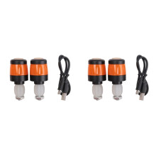 4Pcs Electric Scooter Handlebar Lights, LED Warning Light,Waterproof Turn Signal Lights