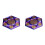 2X MWO Polarization  Disk MultiWave Oscillator Antenna Lakhovsky Golden Plated  Disc Charging 1