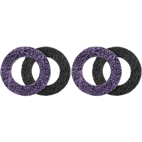 4pcs Coarse Cleaning Discs Diameter 150mm CSD Disc Nylon Fabric Disc for Processing, Metal, Wheel Hub Cleaner