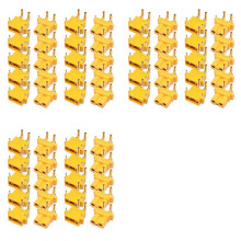 30pair XT30PW ESC Motor PCB Board Plug Banana Golden Female Male XT30 Upgrade Right Angle Plug Connector for RC Mode
