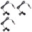3X Microfono Lavalier Professionale per Trasmettitore Bodypack Wireless Amost  3 Pin XLR 1