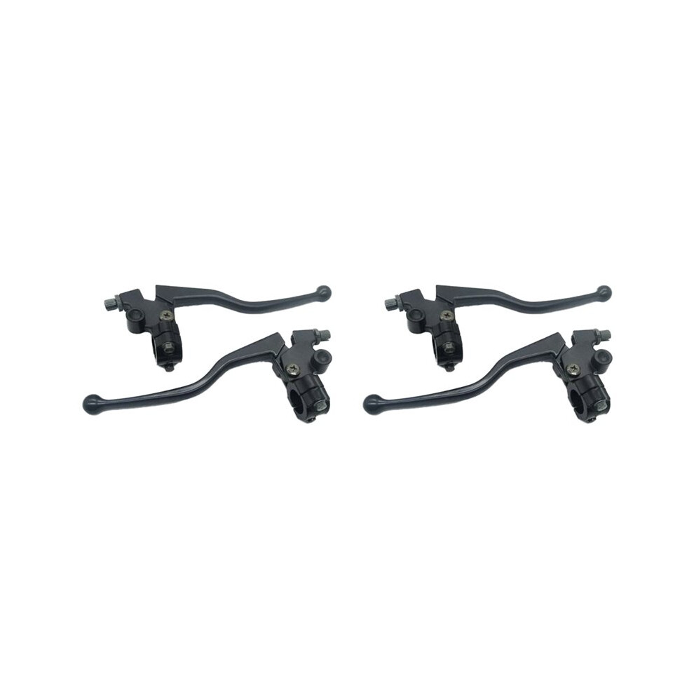 2X Brake & Clutch Lever Cable Front Brake Handlebar Clutch Lever For Cg125 125 150 Pit Dirt Black 6032424544994