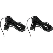 2X Magnetisk Gardinsensor för Garageport med 5 M Trådbunden Magnetisk Detektor för Tillbehör Till Garageportsöppnare