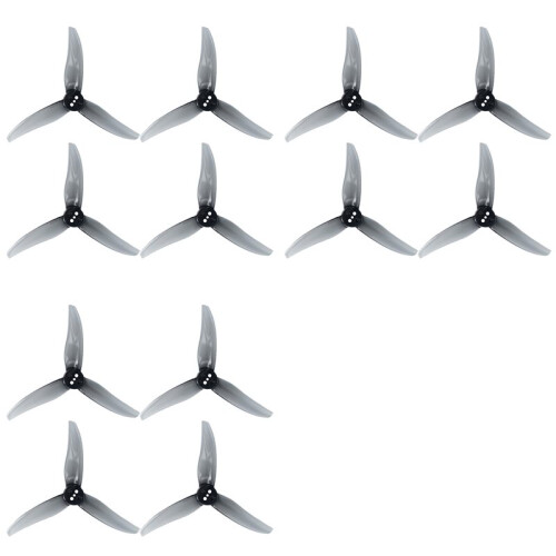 6 Pares 3525-3 Hélice de PC de 3 Pás de 1,5 mm com Três Furos para Motor de 1806-2004 para Drones FPV Freestyle de 3,5 Polegadas Toothpick A
