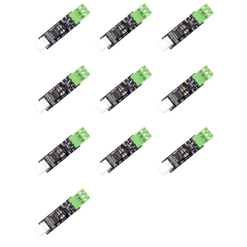 10X Conversor USB para TTL/RS485 com Chip FT232 e Módulo USB para 485 de Dupla Função