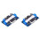 2X - High Power Adjustable Boost Module 3.0-35V to 3.5-35V 100W with Digital Display Voltmeter 1
