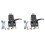 2X Turntable Universal Cartridges Headshell Stylus Holder for LP Vinyl Pickup Record 2