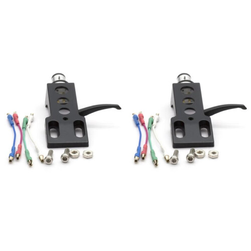 2X Turntable Universal Cartridges Headshell Stylus Holder for LP Vinyl Pickup Record 1