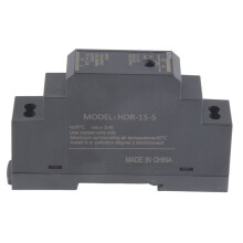 10X DIN Rail Power Supply 5V 3A 15W, Input 100-240V AC 50/60Hz DIN Rail Transformer for Home or Industrial Automation