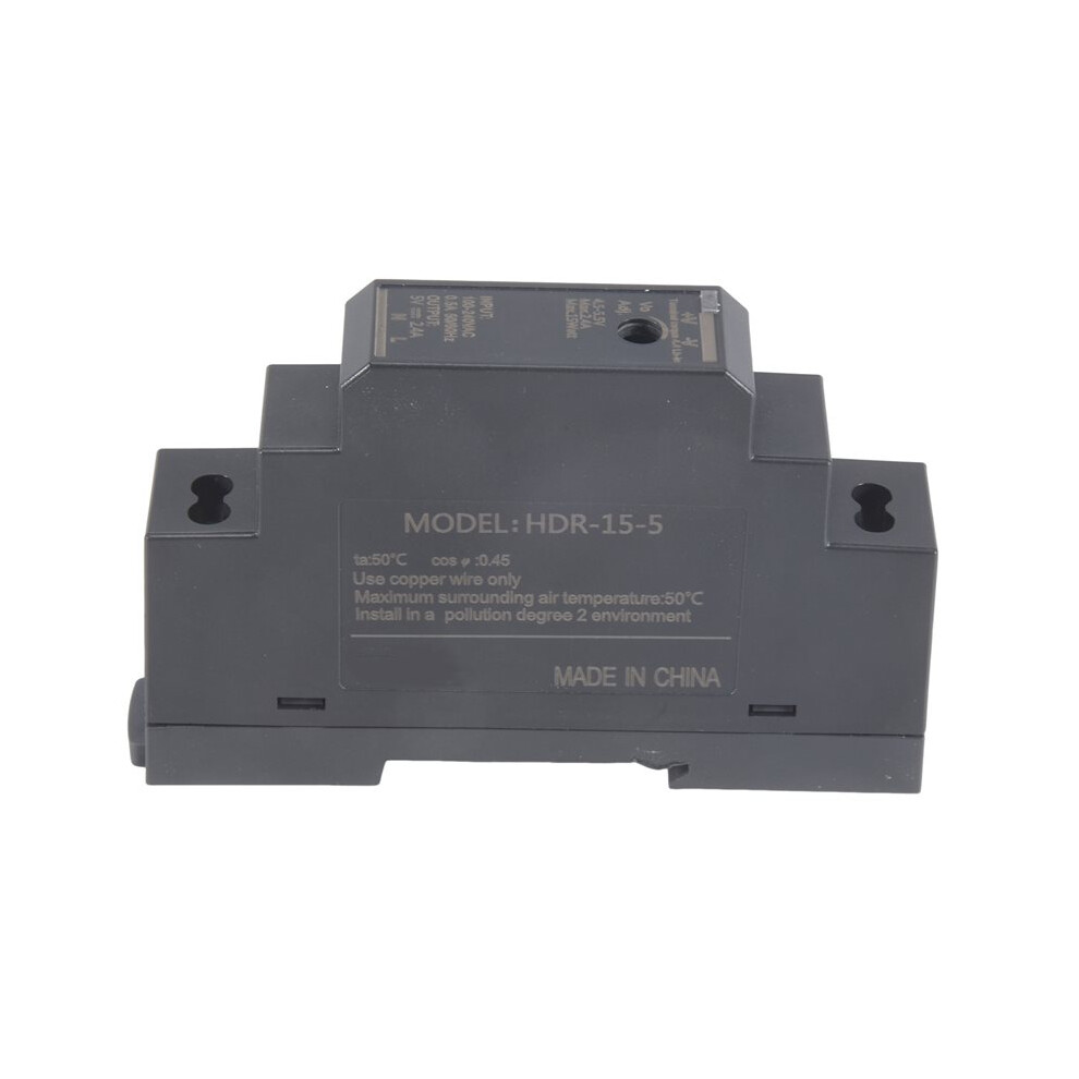 10X Din Rail Power Supply 5V 3A 15W, Input 100-240V Ac 50/60Hz Din Rail Transformer For Home Or Industrial Automation 4712712928287