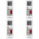 4X KT-109II Air Conditioner Remote Control Universal Replacement Air Conditioner LCD Display Remote Control with Base 1