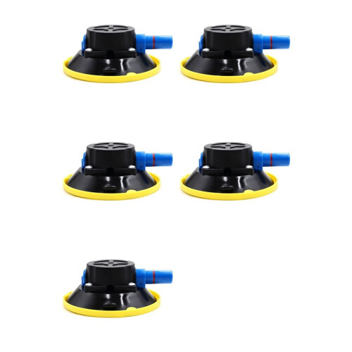 5X Copo de Vácuo Côncavo de 4,5 Polegadas 125 mm Ventosa de Bomba Manual Resistente com Pino Roscado M6 para Carros