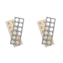 2X Ravioli Maker Press Mold Potsticker Meat Dumpling Maker , Ravioli Stamp Pasta Making Kit Pasta Making Tools