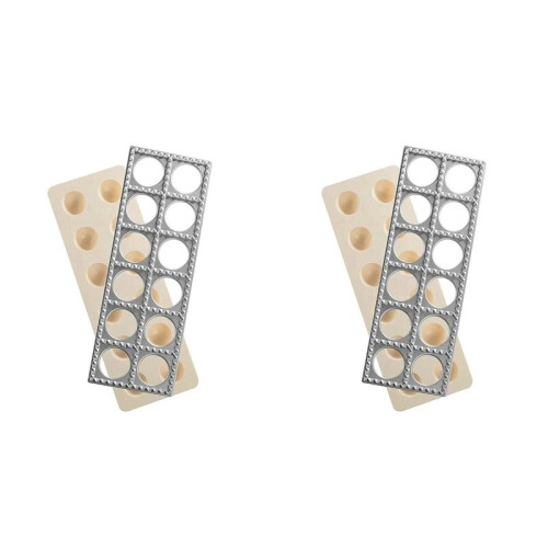 2X Ravioli Maker Press Mold Potsticker Meat Dumpling Maker , Ravioli Stamp Pasta Making Kit Pasta Making Tools