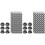 12 Pcs Multi-Angle  Set 6 Sided 100 Point 3D Scanner 6mm Dot Scanning Scanner Turntable ,for 3D Scanning 1