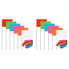 240Pack 6 Color Marking Flags, 15 X 4 X 5 Inch Flags for Lawn, Landscape Flgs, Irrigation Flags, Lawn Flags