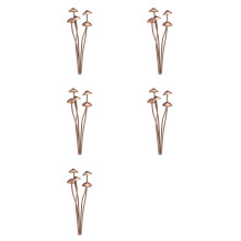 5X Paddestoel Metalen Decoratieve Tuinpalen, Perfect voor Buiten Lentedecoratie en Als Aanvulling op Uw Metalen Bloemen Buitendecoratie