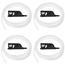 4X for Bambu-Lab PTFE Tube 5M 2.5mm IDx4mm OD, for BBL X1/ X1C/ P1P/ P1S/ A1 Direct Drive Extruder with Tubing Cutter