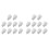 20Pcs  USB Night Light Eye Protection Book Reading Light USB Plug Computer Mobile Power LED Night Lamp,White Light 1