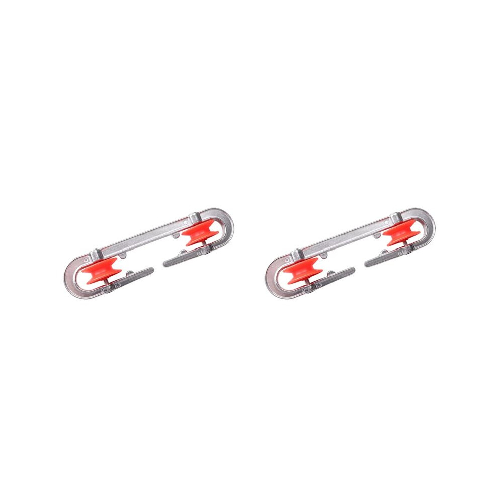 2X Clothesline Separator Aluminum Clothes Lines Tensioners Outdoor Small Clothesline Tools 4712120892538