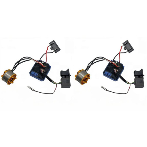 2X Brushless Lithium Drill Motor 3820 Motor for Dayi 21V Brushless Lithium-Ion Drill Stator Assembly Controller 1