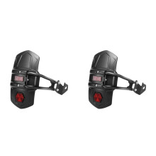 2X Garde-Boue Arrière de Moto, Accessoires de Garde-Boue de Roue Arrière pour Huanglong 600 Dongfeng Nk400Gw250 Feizhi