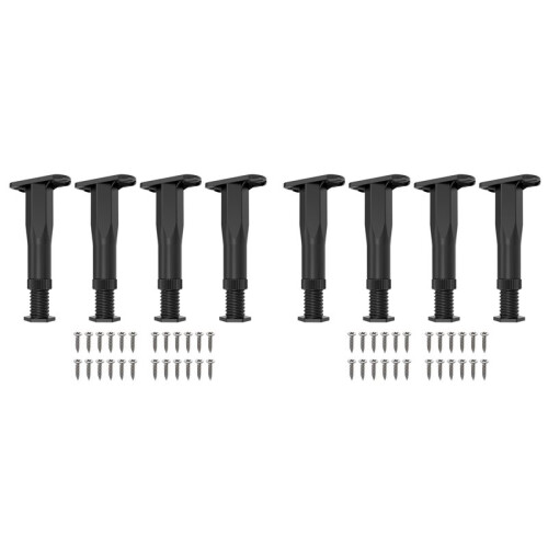 8PCS Adjustable Bed Frame Support Legs ( 8.3In-14.5In), Frame Center Slats Heavy Support Leg,for Frame/Sofa/Chair/Table