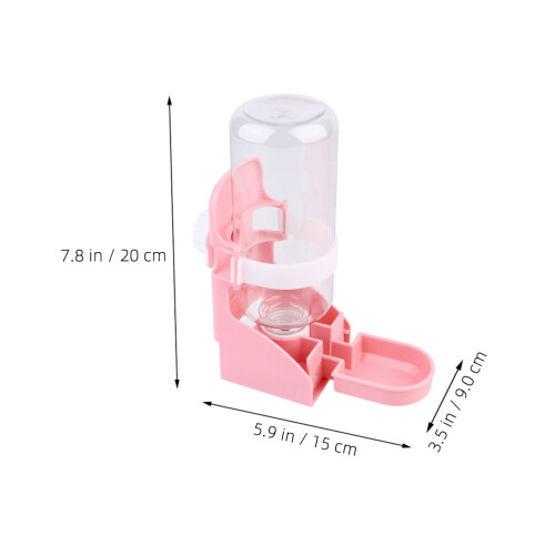 500 Ml Goudhamster Waterdispenser Bevestigd 1