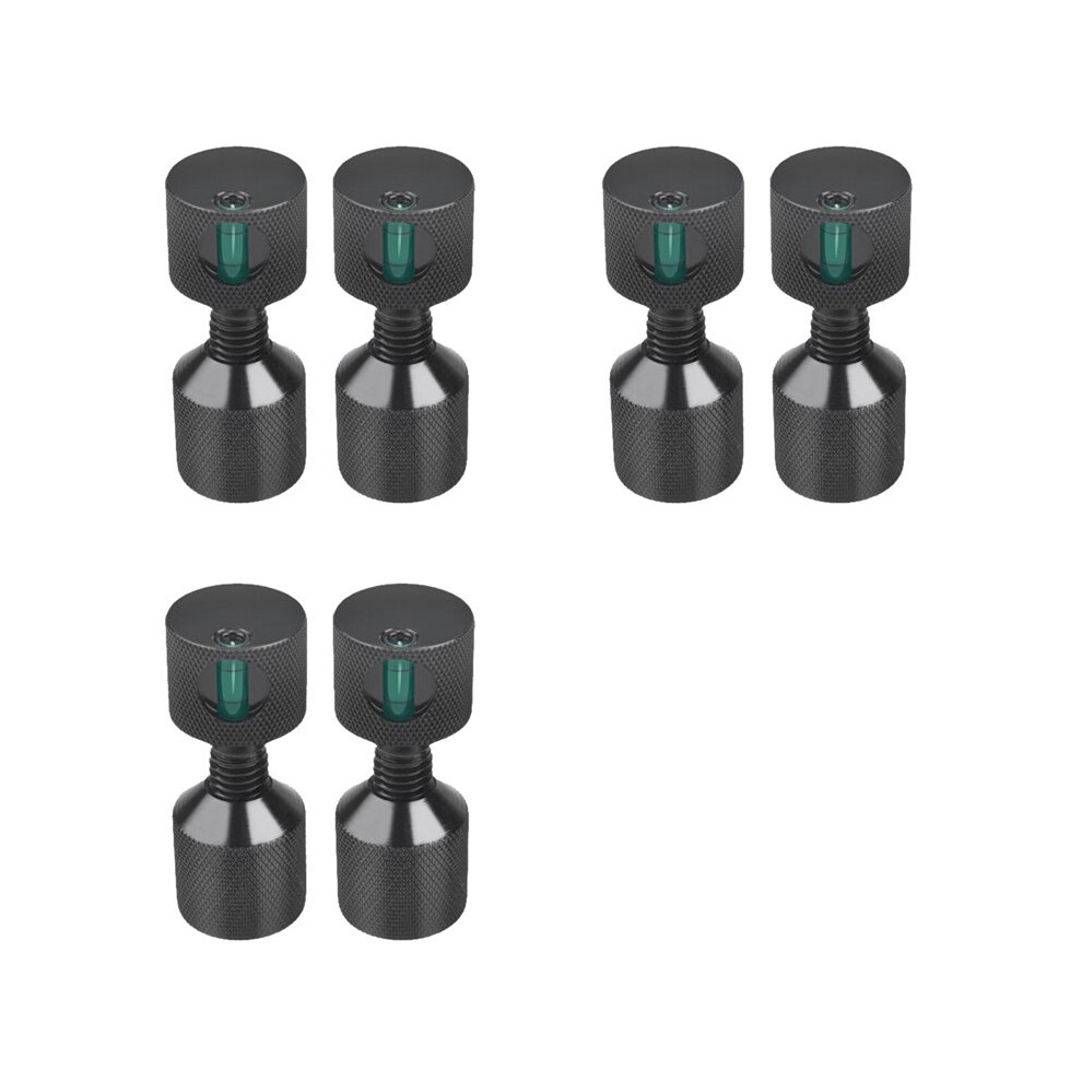 6Pcs 1-1/8Inch Aluminum Flange Alignment Two-Hole Pin,Two Hole Gradient Positioning Pin Locating Pins For Align Pipes 6031485517107
