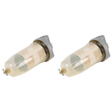 2X 3305728S 330745400S 3307454S Fuel Tank Filter Assembly Fits Common Fuels Such As Unleaded Fuel Water Separator