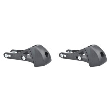 2X Patins à Roues Alignées Universels pour Adultes, Support de Frein en PU pour Cadre de Patinage à Bascule de 243 mm, 231 mm et 219 mm.