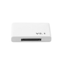 5X 30 Pins 5.1 Audio Receiver A2DP Music Wireless Adapter för 30Pin Jack Analog Högtalare Vit