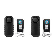 2X Alarme Antivol de Vélo de Moto Étanche Alarme de Sécurité de Vélo de Télécommande Sans Fil Alarme de Voiture Électrique 113DB