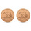 2X Bird Bath Copper Disk for Efficient Water Purification, Natural Algae Reduction 1