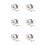 6X Tomada de Saída Estéreo Jack de Guitarra de 6,35 mm 1/4 Polegadas para Peças de Guitarra Elétrica Telecaster 1